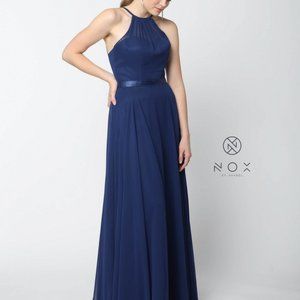Halter Neck A-Line Shape Prom Dress NXY102P